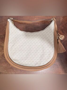 Michael Kors Lydia Logo Shoulder Bag